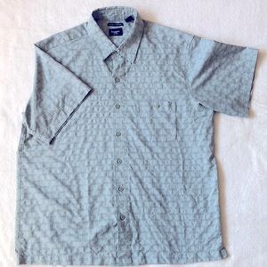 Haggar Microfiber 100% polyester, no tuck